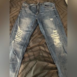 Wild fable ripped mom jeans size 14